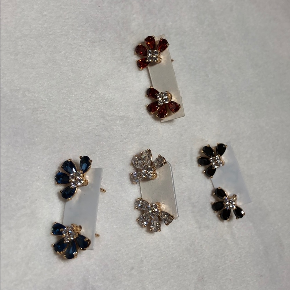 Stud Earrings, gold filled 18k